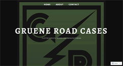 Desktop Screenshot of grueneroadcases.com